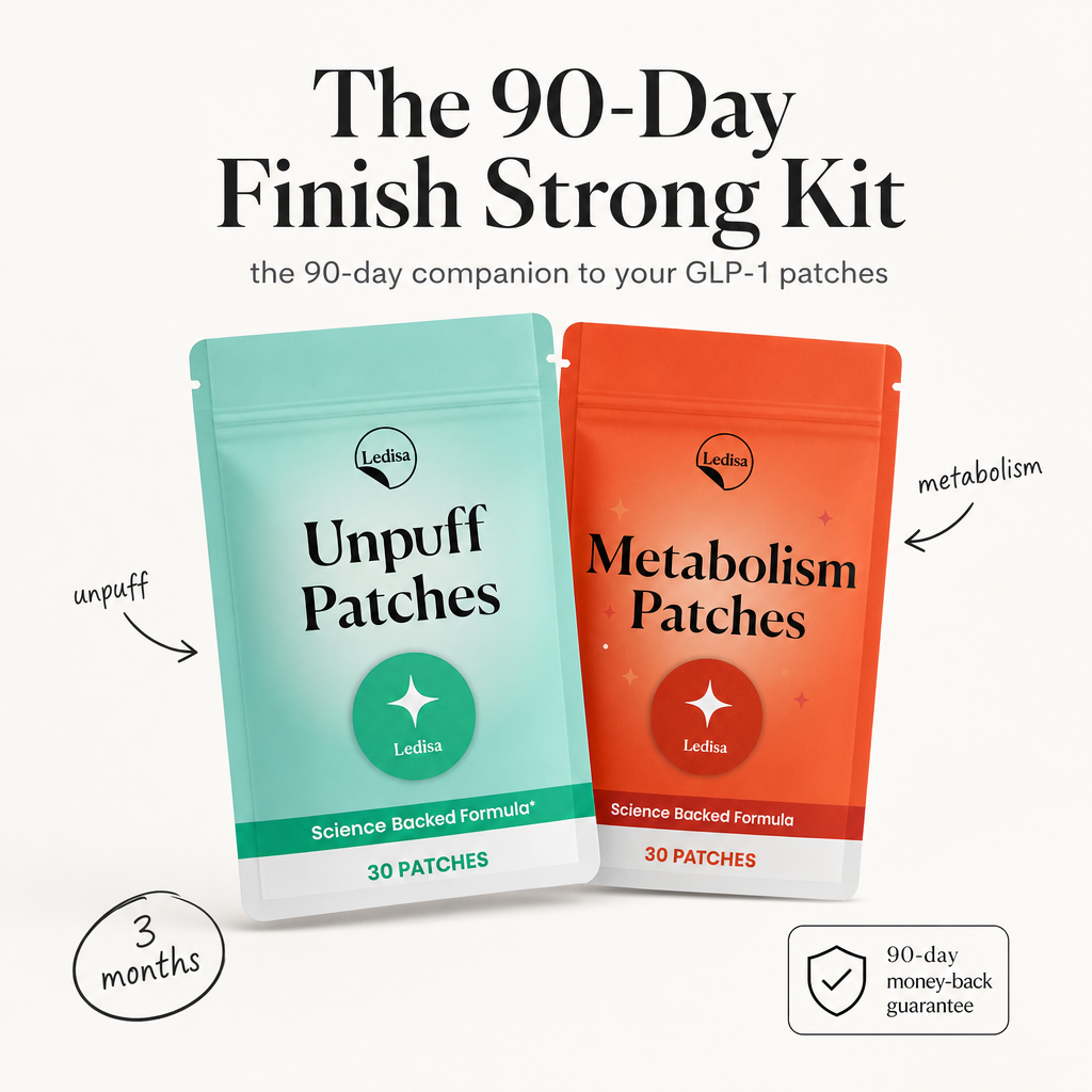The 90-Day Finish Strong Kit - Unpuff + Metabolism patches